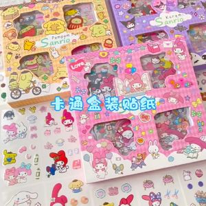 SANRIO Cute Cartoon Handbook Sticker 100pcs