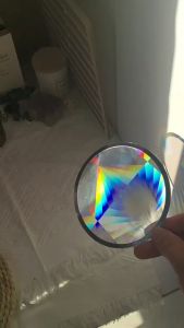 Litake Colorful Sun Catcher Rainbow Maker Pendant For Window Prisms Acrylic Hanging Pendant For Office Bedroom Decoration