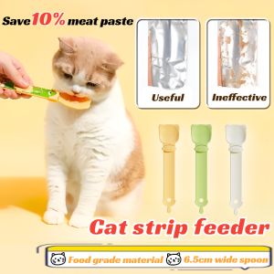 Cat Multifunctional Squeezer Meat Clay Feeder No Dirty Hands Cat Strip Tool