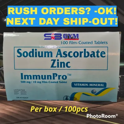 Immun Pro Sodium Ascorbate 500mg+ Zinc 100 capsules ImmunPro