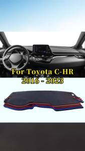Toyota CHR C-HR Thảm Lót Bảng Điều Khiển Ô Tô Chống Nắng Tấm Lót Chống Trượt Phụ Kiện Cho Các Mẫu Xe 2016-2023 Nội Thất Flannel Polyester