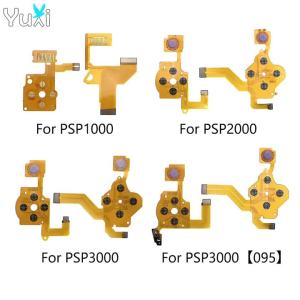 YuXi For PSP 1000 2000 3000 095 Game Console Left Right Button PCB Keypad Ribbon For PSP1000 PSP2000 PSP3000 L R Flex Cable