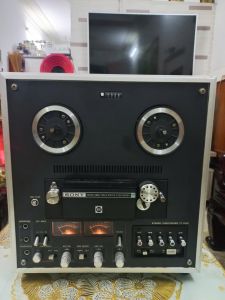Máy hát băng cối Sony TC-9400 đẹp keng xà beng zin nguyên bản.
