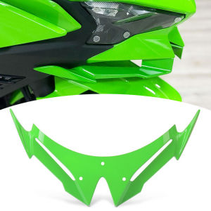 YOLENSE | Motorcycle Front Fairing Winglets Aerodynamic Wing Shell Cover Protection Guards Kit For NINJA500 NINJA 500 2024 2025