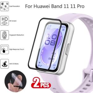 2PCS Soft Screen Protector For Huawei Band 11 3D Curved Full Cover Protective Film for Huawei Band11 Pro Anti-scratch Films