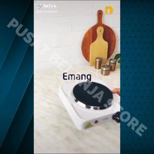 BERGARANSI Tokiwa Kompor Listrik 1 tungku watt kecil Mini Electric Cooking Stove 1000W THP 5702