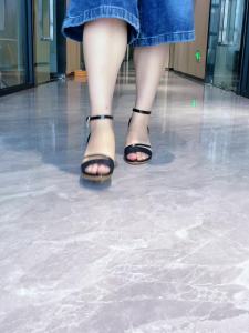 Size 35-40 Womens Fashion Coarse Heel Sandals Roman Style Elegant High Heels Casual School Student Shoes