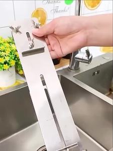 AUK. Adjustables Whetstone Holder for Sink Professional Sharpen Cutter Sink Bracket for Kitchen Supplies