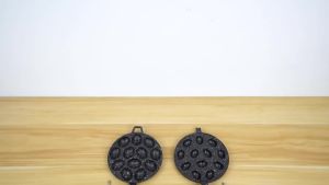 Walnut Cookie Mold Aluminum Alloy Walnut Cookie Maker Mould Nonstick Cook Making Tool with Handle for Baking Kitchen Accessories