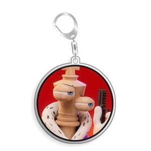 Bandai | For The Amazing Digital Circus Pomni Zooble Gangle Kinger Ragatha Acrylic Selfmade Cute Cartoon Anime Keychain Pendant Toy Gift