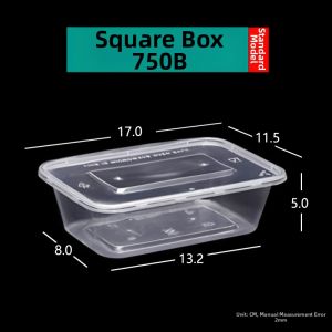Disposable Thick Transparent Takeout Meal Box