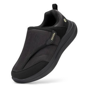Fitville MenS Diabetic Shoes Casual Orthopedics Extra Wide Feet Swollen Slip-On Shoes For Elderly Foot Pain Relief Neuropathy