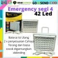 Lampu Emergency LED Light lampu Darurat Isi Ulang lampu Cas. 