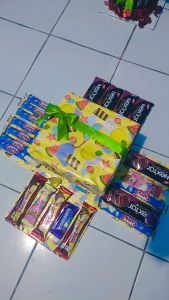 Explosion box Snack 3 layer bisa cod bayar ditempat untuk ulang tahun hadiah anak/pacar