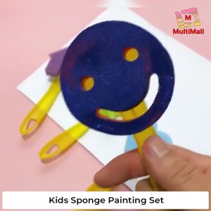 32pcs Kid Sponge Set|Sponge Painting Set| Kid Drawing| Painting for kid| Brushes Kit for Art & Craftl Kid Early Learning painting set| Washable Paint Brushes Set| Painting DIY l Creative Painting