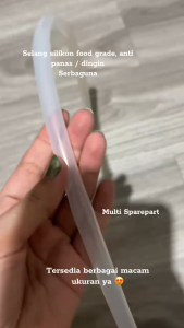 Selang Silikon Pompa Elektrik Selang Dispenser 9x11 mm Silicone Water Hose Pipe pompa Galon