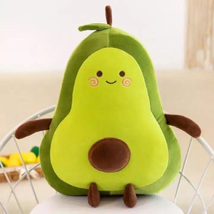 Gấu Bông Quả Bơ Tròn Siêu Dễ Thương Bơ Tròn Bơ Trứng Bông Hình Trái Bơ Cute size mini Gấu Bông Thú Nhồi Bông 25Cm Gấu Bông Cho Trẻ Sơ Sinh -