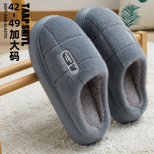 Dép Bông Nam Mùa Đông Chống Trượt Ấm Áp Đế EVA Dép Lê Mềm Mại Thoải Mái Cho Nam