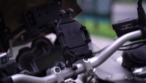 Motowolf Phone Holder 2827 Smart Charging Technology (Wireless) 360 Deg. Positioning for Motorcycle Riders with 5 Color Variants - Original