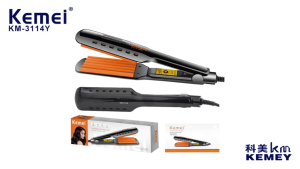 Kemei Professional Corrugated Hair Curler Ceramic Curling Iron Crimper Corn Plate Corn Perm Splint Hair Styling Tool KM-3114