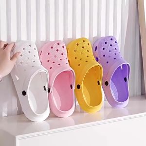 (Coros Shoes) Spring/Summer Mens Breathable Hole Shoes Leisure Large Size Baotou Slippers Sandals Trendy Cross border Special Supply