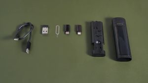 Mcdodo WF-1720 All In-One Multifunctional Storage Box Adapter Converter Eject Pin Card Slot 60W USB C-C Cable Travel Kit