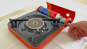 HouseKeeper เตาแก๊สปิคนิคหัวอินฟาเรด แบบพกพา รุ่น HK-3500 พกพาสะดวก เหมาะสำหรับตั้งแคมป์-เดินป่าและภายในครัวเรือนหรือสถานที่กลางแจ้งทุกๆที่  เตาแก๊สมินิ พร้อมกระเป๋า