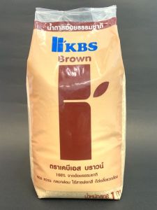 น้ำตาลทรายธรรมชาติเพื่อสุขภาพ KBS 1 กก. Healthy Natural Brown Sugar KBS 1 kg.