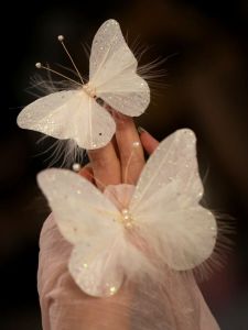 [Suhua Trace] Tang Style Butterfly Barrettes Side Clip Bang Clip Han Dynasty Back Pressure Headdress Girls Hair Accessories Fairy Clip