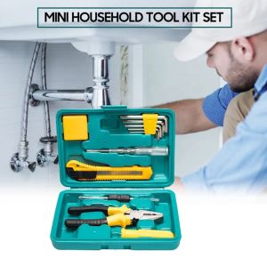 Perlengkapan Perkakas Set Reparasi Peralatan 11 in 1 Kunci L Obeng Cutter Meteran Tespen