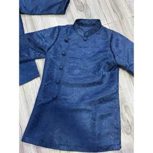 ÁO DÀI EM BÉ GÁI/TRAI GẤM HOẠ TIẾT ĐẸP MẶC ĐI CHƠI CƯỚI HỎI LỄ TẾT