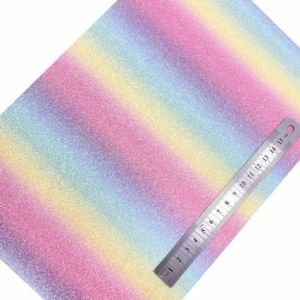 Rainbow Color Glitter Sprinkle Coarse Powder Isolation Leatherlike Shimmer Gradient Color Baking Cloth