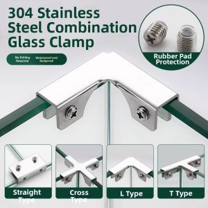 Stainless Steel Fixed Bracket Clamp