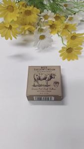 Beef Tallow Natural Grass Fed Beef Tallow Moisturizer Original 70g  Honey Balm Face Moisturizer