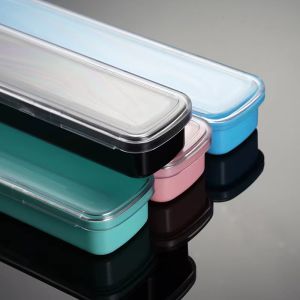 Hộp Đựng Đồ Ăn Bằng Nhựa PC Trong Suốt Hộp Đựng Thìa Đũa Hộp Đựng Đồ Ăn Mang Theo Cho Người Lớn Và Học Sinh Hộp Đựng Đồ Ăn Bằng ABS