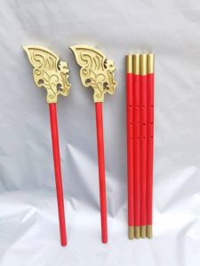 Adult And Children Practice Dance Tools Yi Dance Performance Ceremony Wooden Material Drill Equipment for Confucius Ceremony