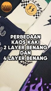 Kaos Kaki Berkualitas Tinggi: Kaos Kaki Oldschool & Skate Bandana Gangsta