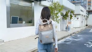 DOUGHNUT Doughnut bag for girls middle school and junior high school students Harajuku ulzzang college student backpack