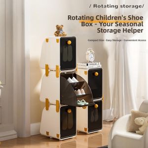 NAIFUNA | Children Folding Indoor Dust-proof Moisture-proof Shoe Storage Cabinet