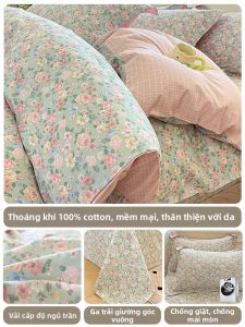 JIFANPAUL | Chăn Ga Gối Phong Cách Rustic 100% Cotton