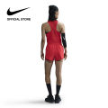 Nike Dri-Fit Women's Swift Mid-Rise 2-in-1 Running Shorts - Light Crimson. 