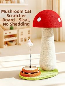 SHENJINGMAO | Durable Non-flaking Jute Cat Scratching Post Large