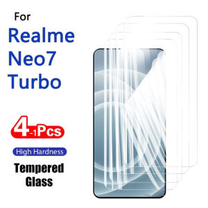 1-4PCS Screen Protector For Realme Neo7 Turbo Neo 7 Tempered Glass Crystal High Aluminum Anti Scratch Case Friendly Fingerprint