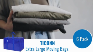Thickening Extra Large Moving Bags Durable And Sturdy With Zippers And Carrying Handles Easy To Use Heavy Duty Storage