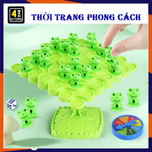 Đồ Chơi Xếp Hình Cây Cân Bằng Chú Ếch Xanh Vui Nhộn Giúp Rèn Luyện Tư Duy Cho Bé - Đồ Chơi Cân Bằng Phát Triển Trí Tuệ Cho Bé - Đồ Chơi Trí Tuệ Xả Stress Giải Trí Thông Minh