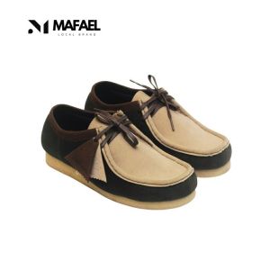 Sepatu Kasual Pria Wallabee Natural Combi
