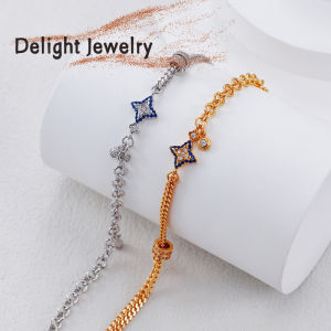 18K Gold Bracelet For Woman Silver 925 Bracelet Anklets SK Jewellery Gift for Her