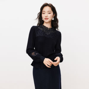 Koradior | Fine Wool Elegant French Style Knit Top