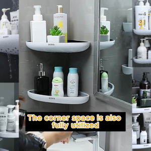 [SG InStock] ECOCO Corner Shelf 轉角層架 - Toilet Storage Rack Shelf Hanger Shelf Angle Shelf Organiser 廁所收納架 掛架 角架 收納架