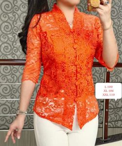 Blouse Brukat Kebaya Kartini Modern XXS-6L by Konveksi Miss Nauli
